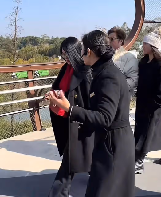 李湘一家逛財神殿,王詩齡表現乖巧超黏王岳倫,被寺廟當貴客對待