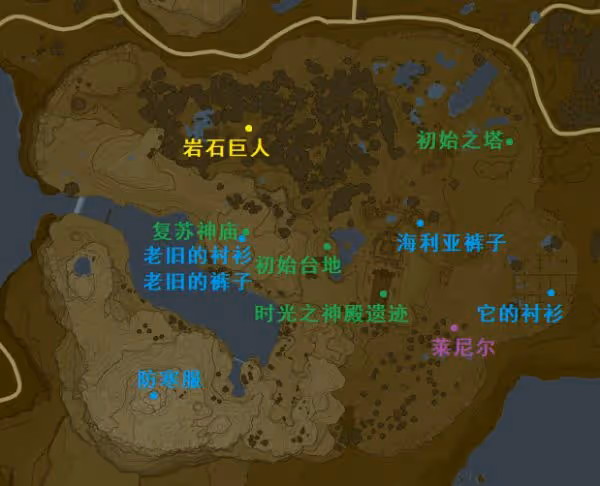 《荒野之息》地圖收集品及怪物位置一覽