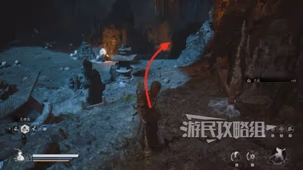 《黑神話:悟空》第四回蒲團位置地圖