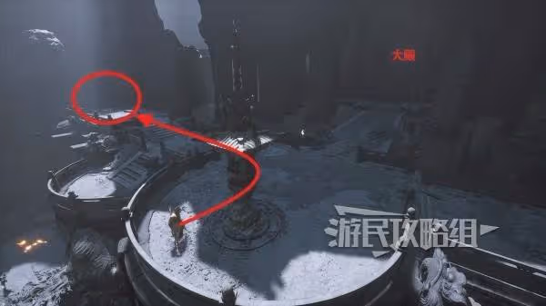 《黑神話：悟空》第五回蒲團位置地圖