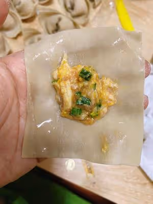秋意滿滿蟹肉大餛飩