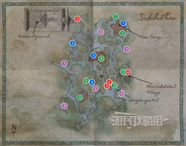 《奪寶奇兵》素可泰全收集地圖