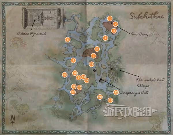 《奪寶奇兵》素可泰全收集地圖