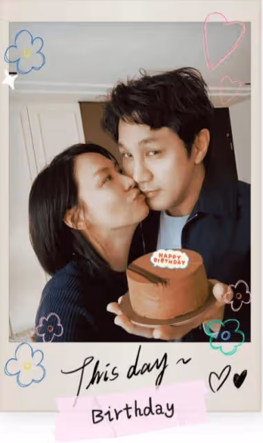 51歲TVB女星送香吻給醫生老公慶生!丈夫黑眼圈大似乎好累!太太身材越來越豐滿