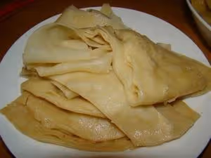 豆角烀餅