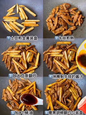 香到爆❗️嫩滑好吃的牛排土豆煎鍋，超解饞～