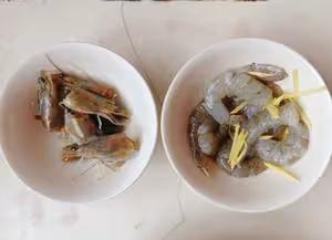 豆腐鮮蝦菇菌湯