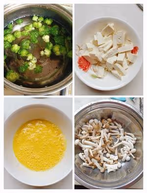 豆腐鮮蝦菇菌湯