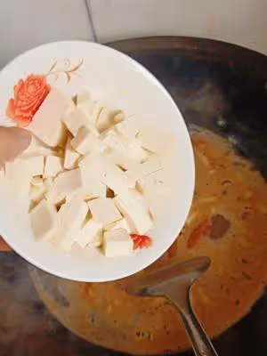 豆腐鮮蝦菇菌湯