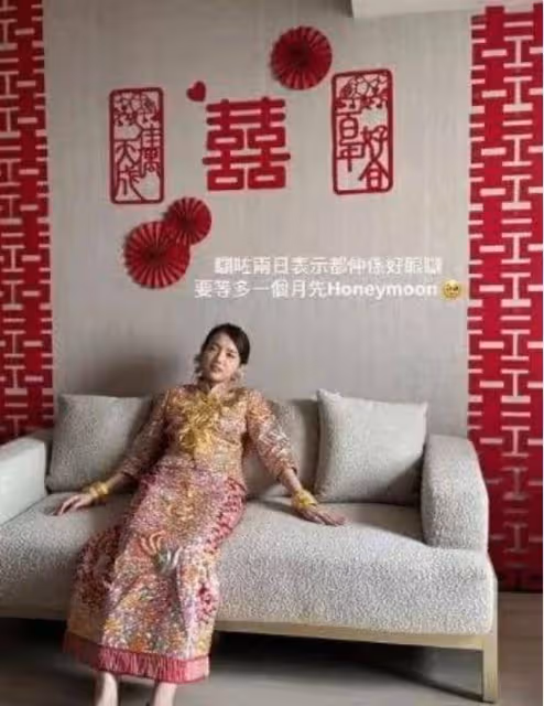 恭喜!馮盈盈師姐大婚,曬婚禮照夸老公腰力好,曾被曝諸多緋聞