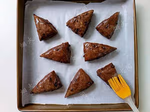 超濃郁🍫巧克力司康｜無泡打粉！鬆軟好吃