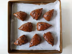 超濃郁🍫巧克力司康｜無泡打粉！鬆軟好吃