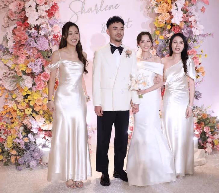 前TVB長腿小花與男友今日舉行婚禮!圈中好友擔任姐妹!曾是國家一級運動員!