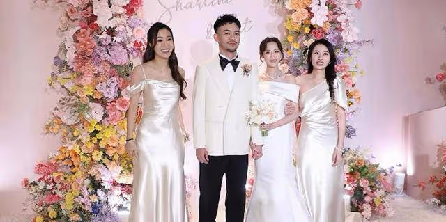 恭喜!TVB「體操女王」在星級酒店結婚,與圈外老公當場接吻