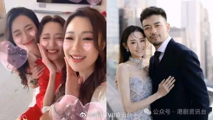 前TVB小花今日大婚!朱智賢、王菲等伴娘索爆登場
