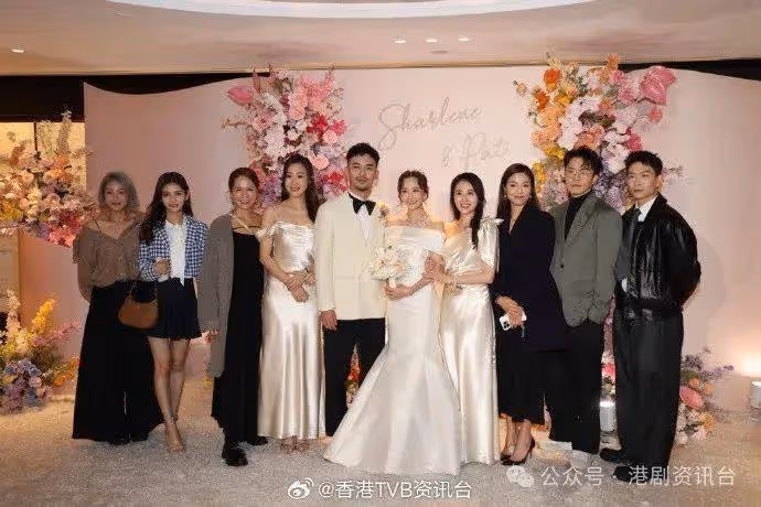 前TVB小花今日大婚!朱智賢、王菲等伴娘索爆登場