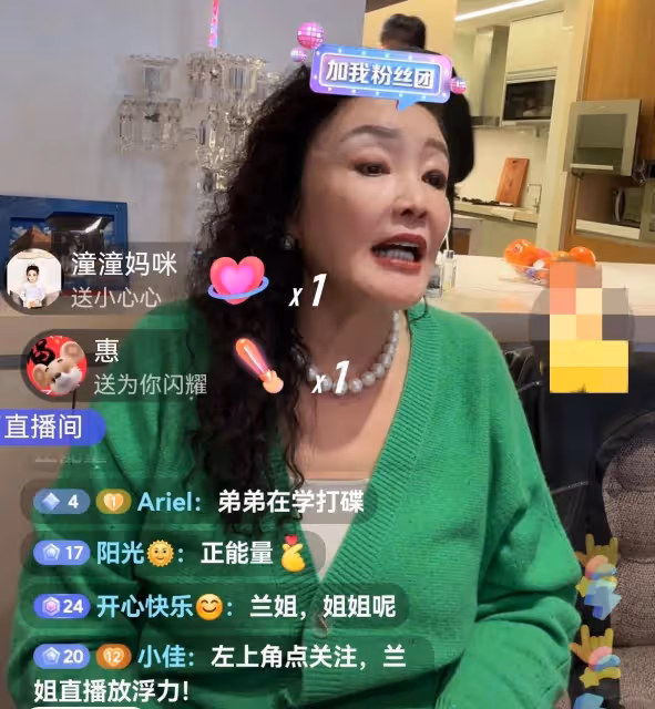 好尷尬，大S鬆口讓張蘭見孫子，但直播時汪希箖卻一直模仿打碟聲