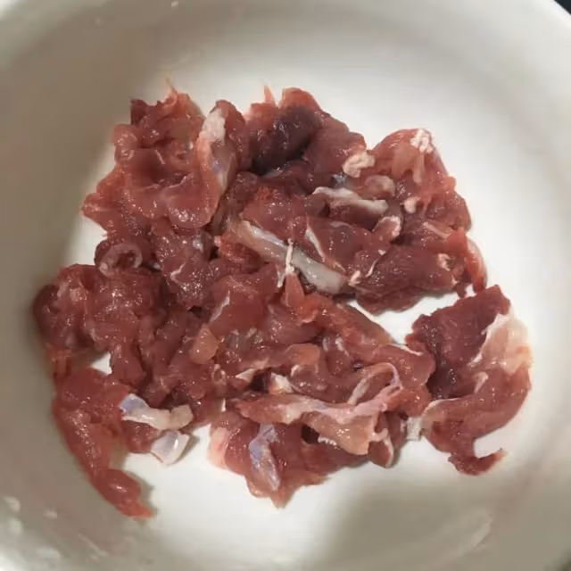炒滑嫩腌肉法