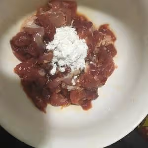 炒滑嫩腌肉法
