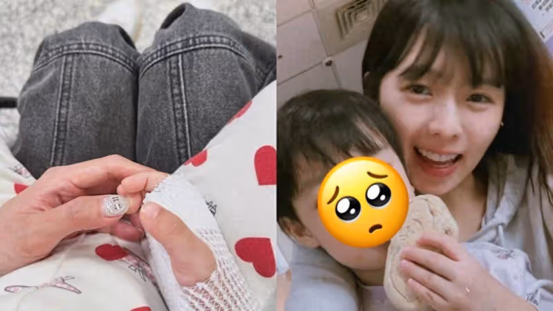 簡廷芮兒「發燒住院15天變小腦炎」 冒2反應她喊:太心疼