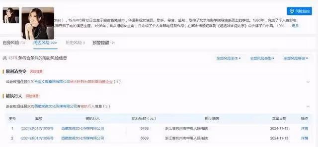 趙薇宣布離婚:黃有龍的事跟我無關!前夫被追債7.5億