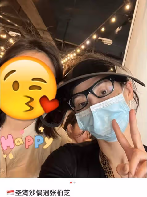 偶遇張柏芝和二兒子出遊,母子搭肩好有愛,14歲小Q身高直逼180