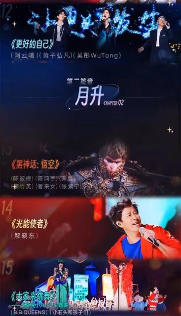 中國各大衛視跨年晚會節目表公開！數百藝人陪你倒數迎接2025