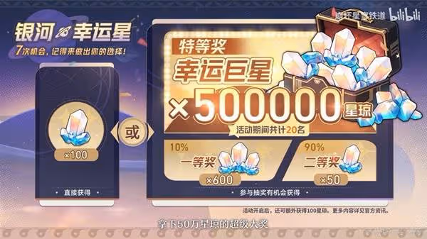 《崩壞:星穹鐵道》銀河幸運星活動怎麼選