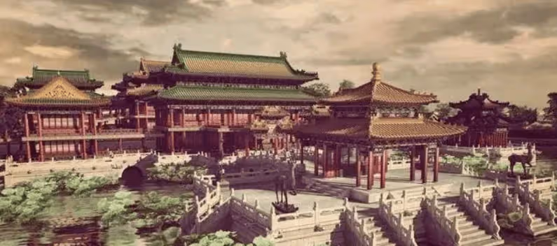 英國留下圓明園被毀前的照片,不愧是「萬園之園」