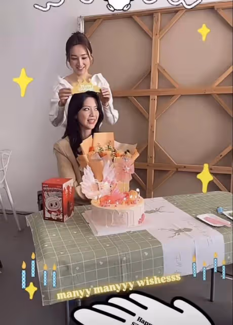 TVB當紅小花慶祝30歲生日!接連收12個蛋糕,新一年繼續做劇霸
