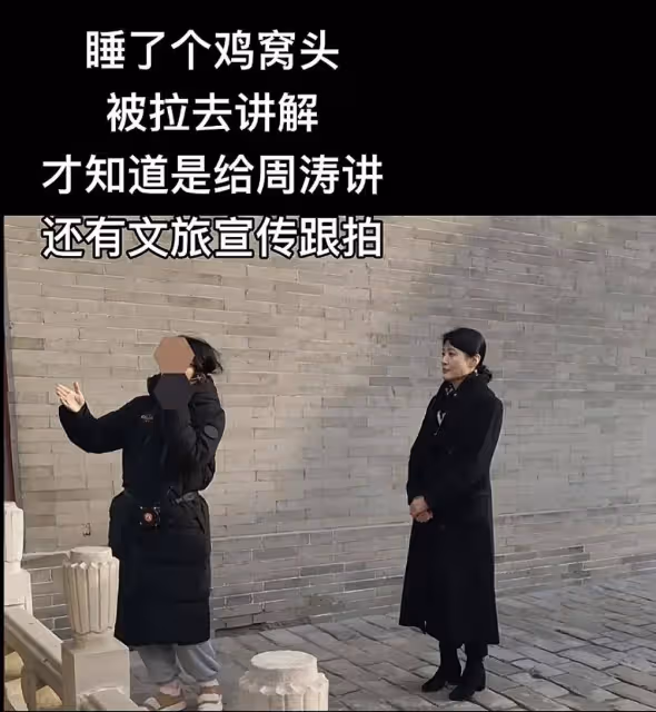 周濤霸氣十足現身邯鄲,卻被「雞窩頭」搶盡風頭!評論區笑到打嗝