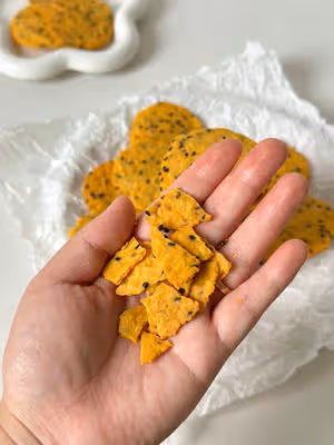 🍠自製紅薯脆脆片，嘎嘣脆，好吃停不下來‼️