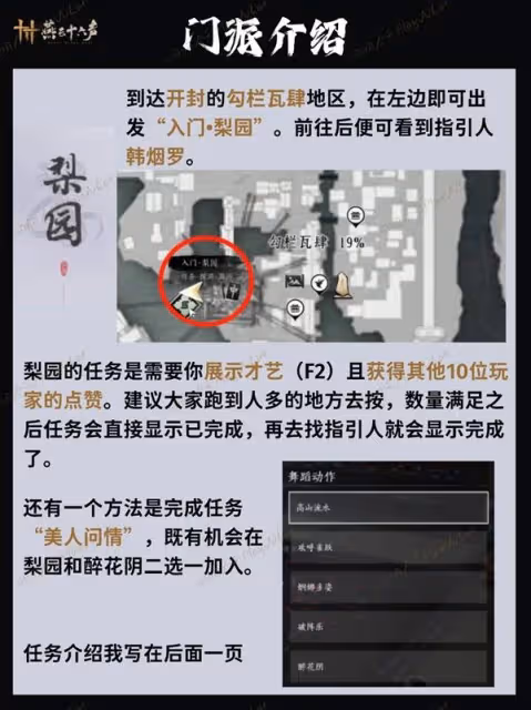 《燕雲十六聲》各門派入門方法一覽