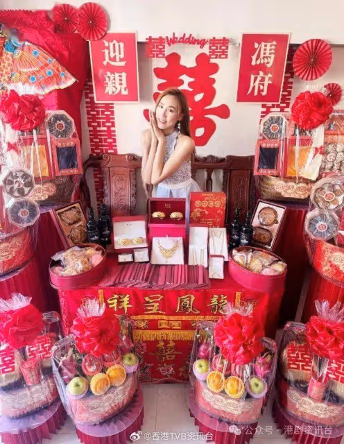TVB《東張》女神「貓仔下月結婚!過大禮巨型龍鳳鈪兼金頸鍊搶fo