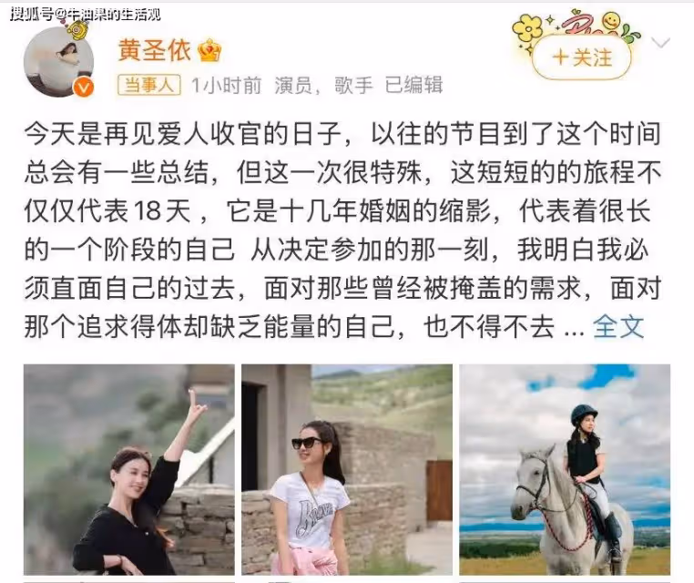 《再見愛人4》收官:黃聖依選擇和楊子分開,麥琳李行亮和好如初