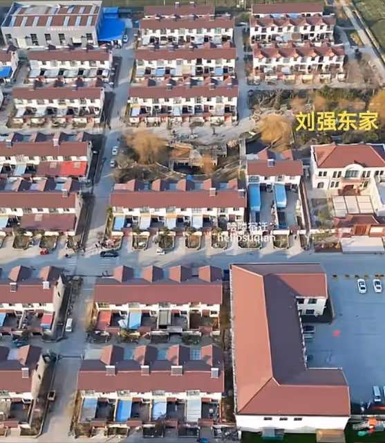 劉強東老家豪宅內景曝光,大鍋煙囪灶台接地氣,劉母親自開門迎客