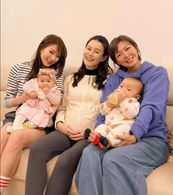 三大美女合體!黃翠如向連詩雅梁諾妍取經!陳家樂洪永城逗女兒,蕭正楠尷尬抱公仔