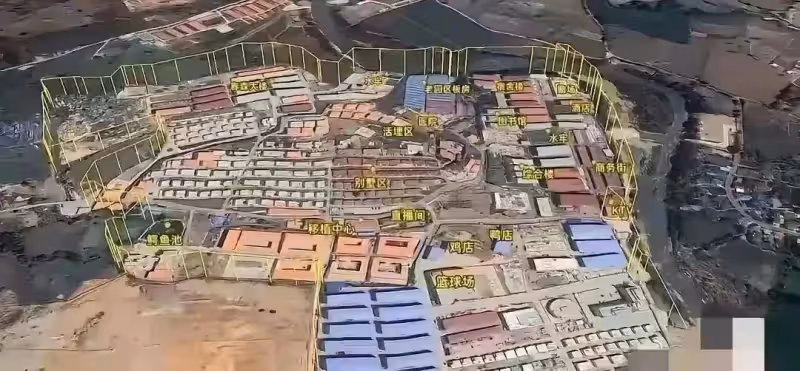 香港記者太勇了！重走王星500公里被拐路，航拍園區內女子推嬰兒
