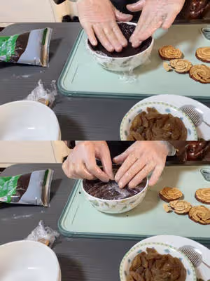 過年必備八寶飯-玫瑰花豆沙餡兒的