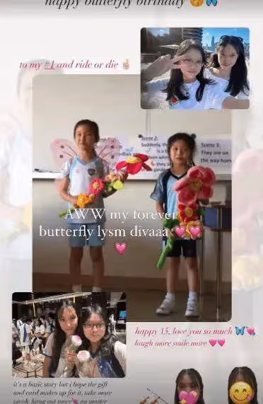 TVB前花旦為15歲女兒慶生!小傢伙與爸爸共用一張臉,人緣極佳