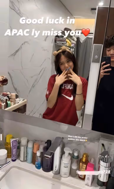 鍾麗緹16歲二女兒戀愛，曬多張男友照片，牽手躺床上摟懷裡各種曬