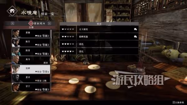 《真三國無雙：起源》全武將情誼解鎖方法