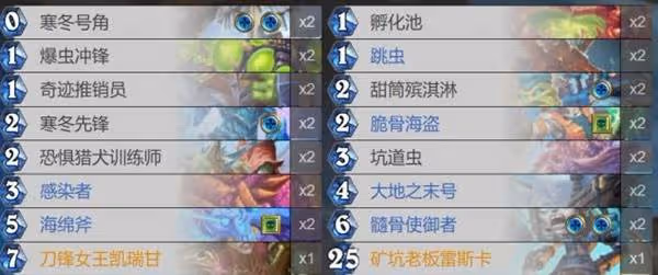 《爐石傳說》藍藍綠蟲DK卡組分享