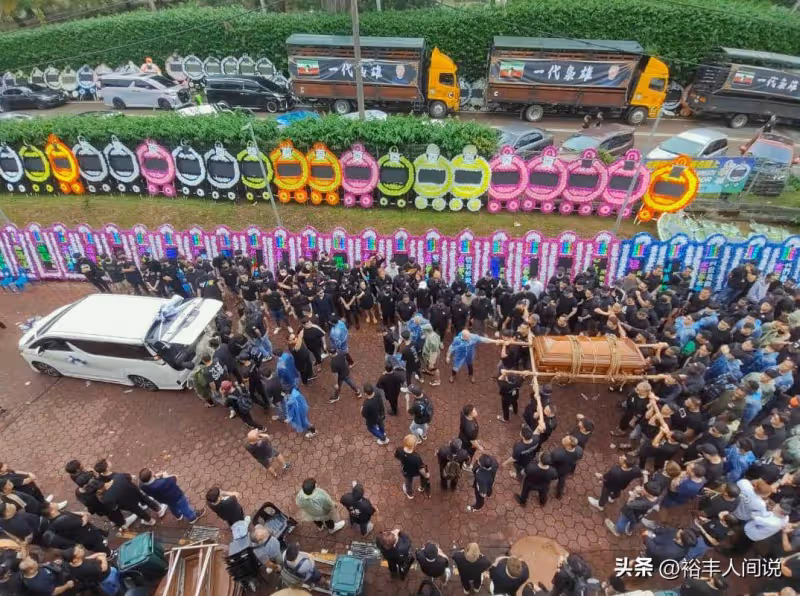42歲「一代梟雄」陳衿文被殺!追悼會聚集千人,50多輛阿爾法送別