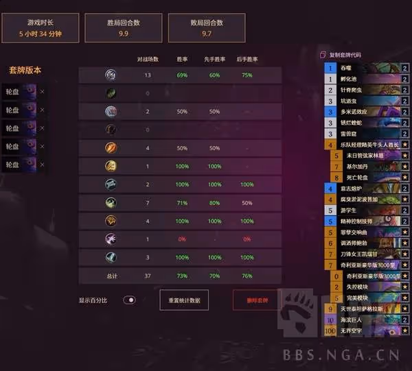 《爐石傳說》雷獸輪盤術卡組分享