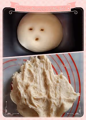 又美又暄軟的——豆沙包！
