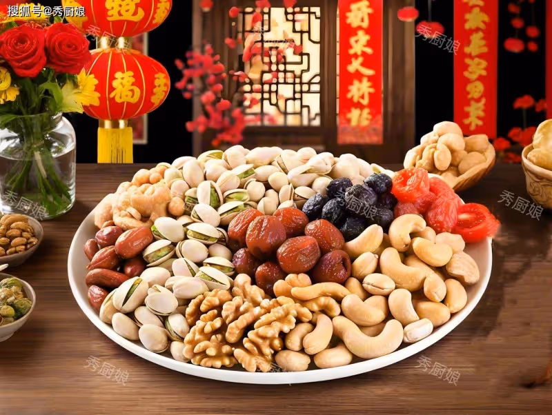 除夕,別管有錢沒錢,擺上10種吉祥果,寓意十全十美,討個好彩頭