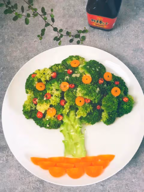 年夜菜之吉祥發財樹（辣汁西蘭花）