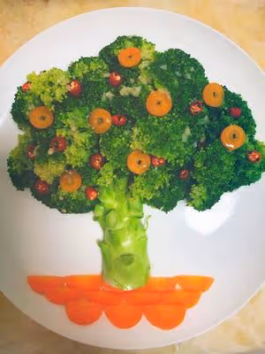 年夜菜之吉祥發財樹（辣汁西蘭花）