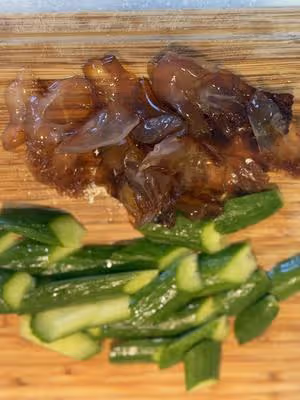 下酒的小涼菜-老醋六樣